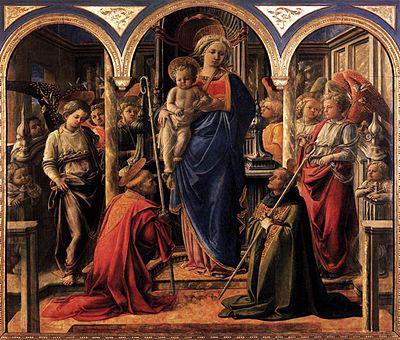 Fra Filippo Lippi Barbadori Altarpiece France oil painting art